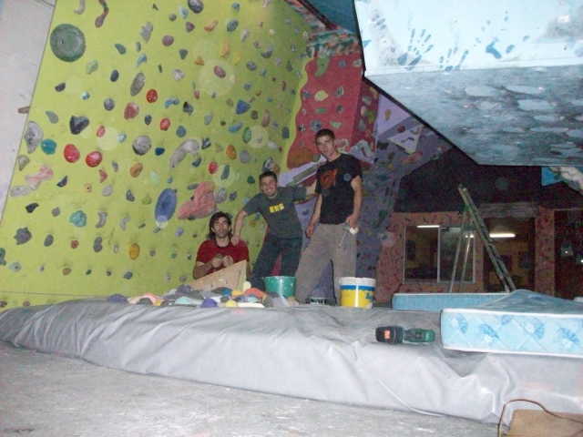 Fase de construccion de la sala